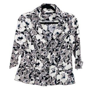 Vex Lightweight Cotton 3/4 Sleeve Blazer Sz 10​​​​​​​​​​​​​